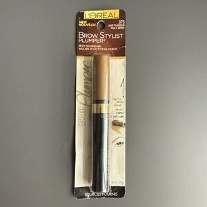 L'Oréal Brow Stylist Plumper Brow Gel Mascara 375 Light To Medium Sealed